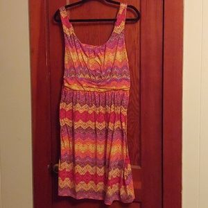 Faded Glory Multi-Colored Striped Dress